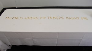 home is where my traces await me
